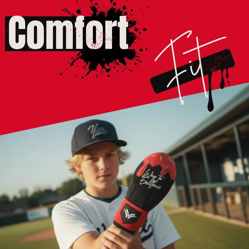 Waycel Sliding Mitts - Baseball Sliding Mitt for Youth - Ice Cream Sliding Mitt Baseball - Softball - Image 4